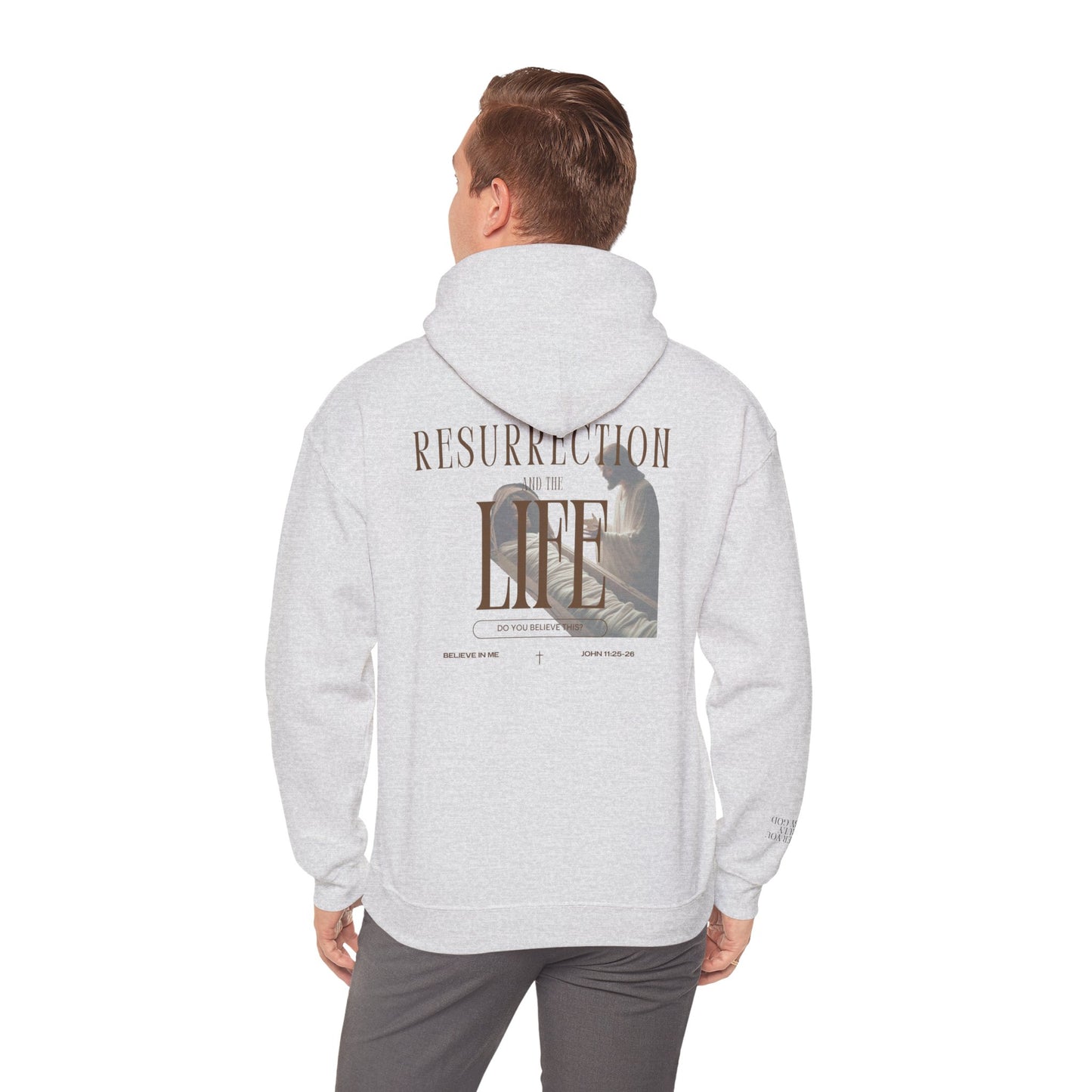 Resurrection and the Life | John 11:25 Hoodie