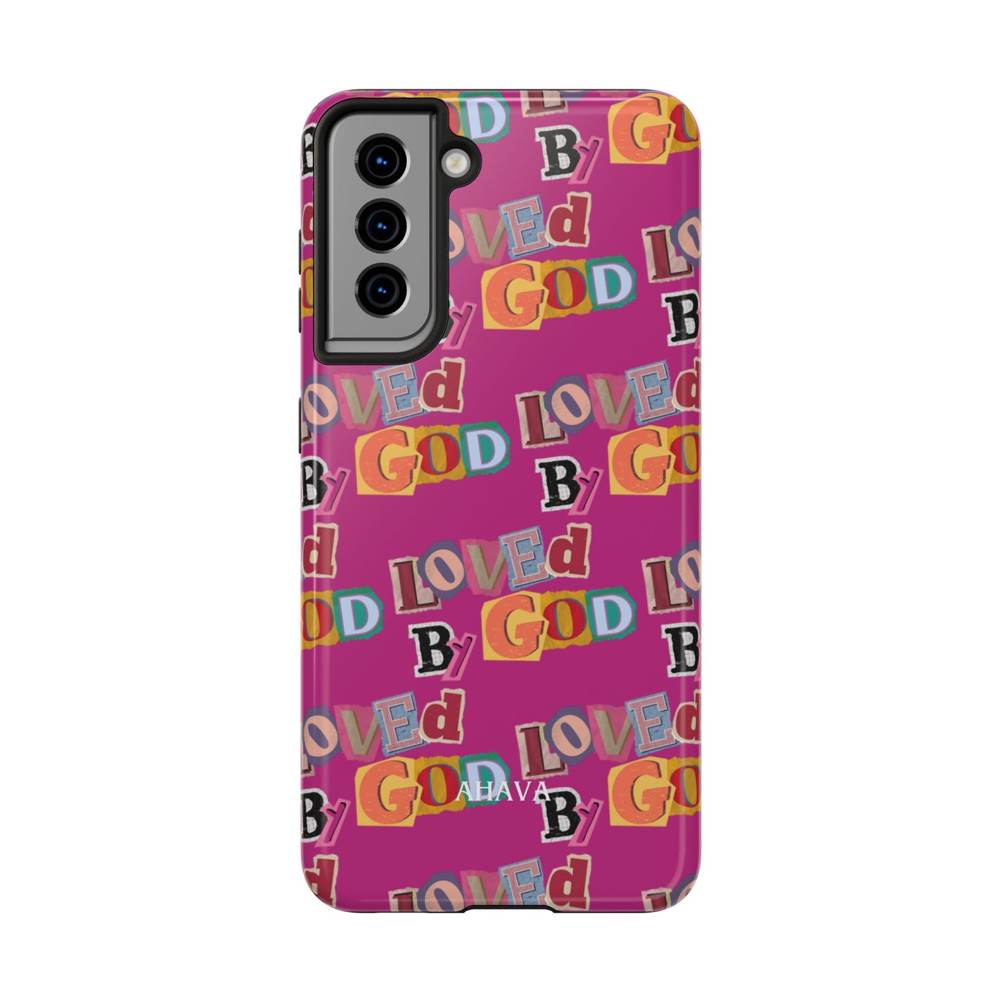 "Loved by God" Pink Phone Case