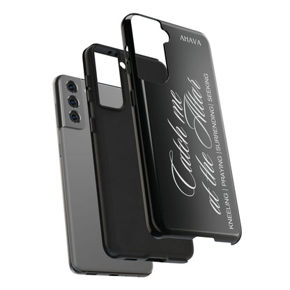 "Catch Me at the Altar" Black Phone Case