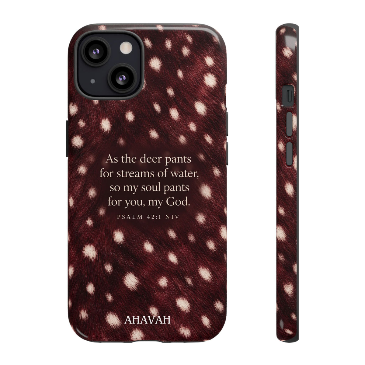 Psalm 42:1 Anointed Wine Fawn Phone Case