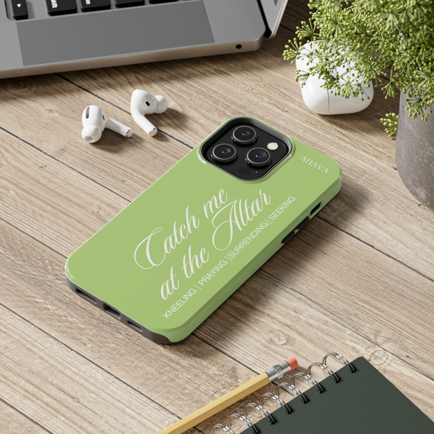 "Catch Me at the Altar" Matcha Tea Phone Case