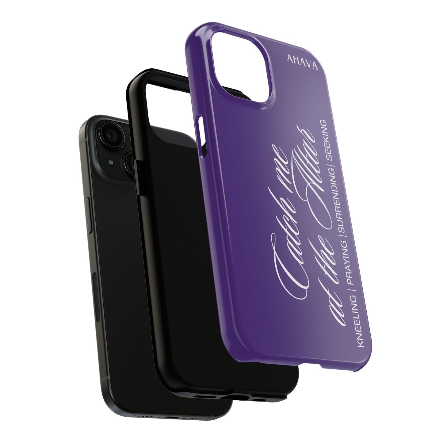 "Catch Me at the Altar" Purple Phone Case