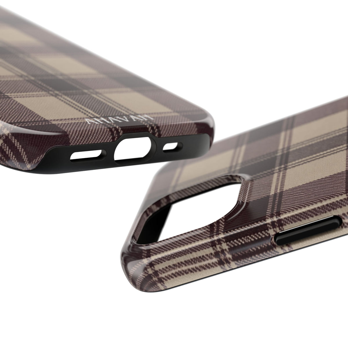 Abba’s Embrace | Warm Teddy Plaid Phone Case