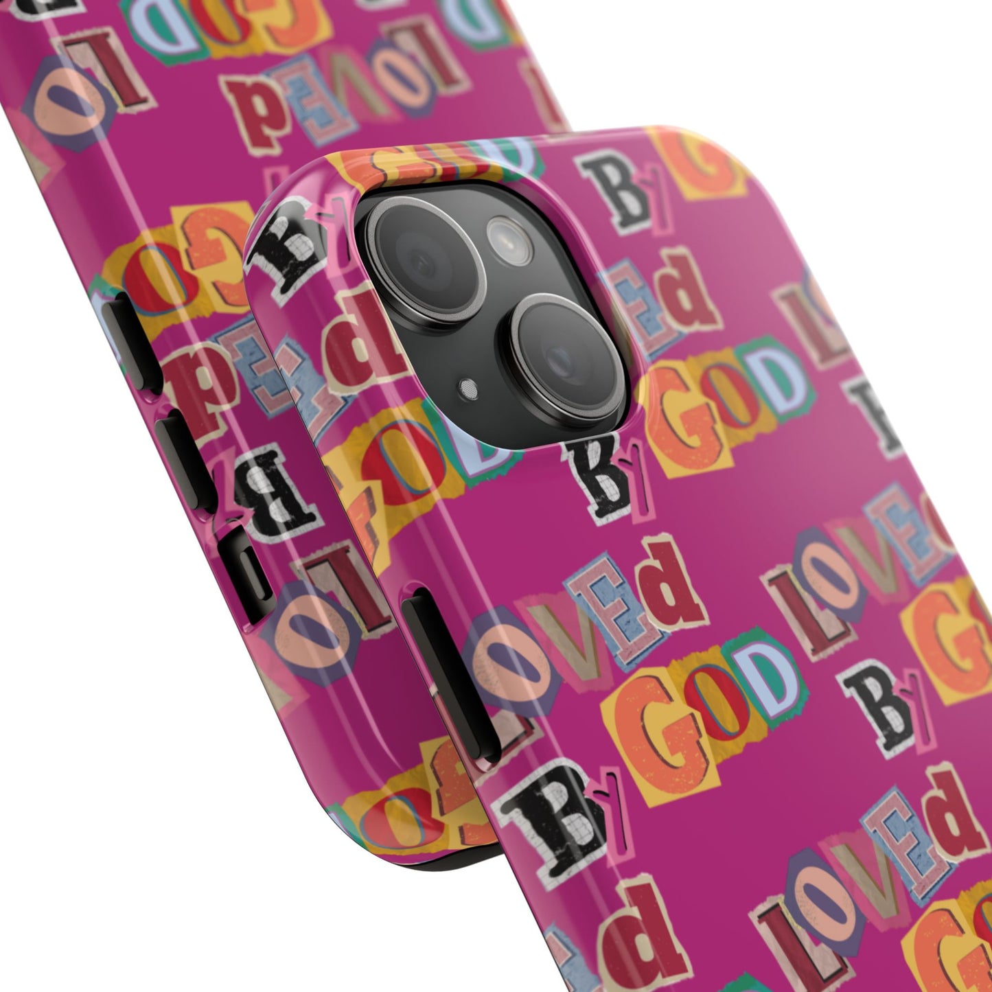 "Loved by God" Pink Phone Case