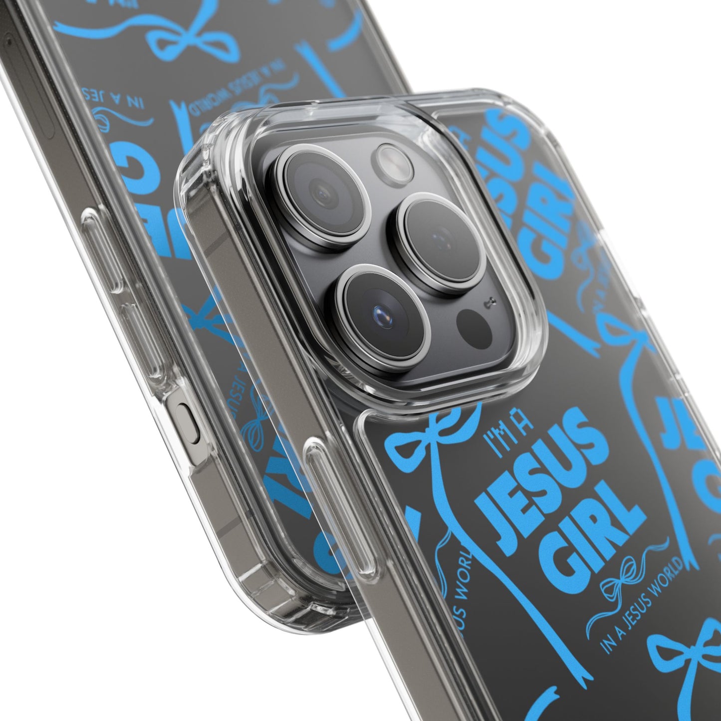 I'm a Jesus Girl Blue Case -Clear