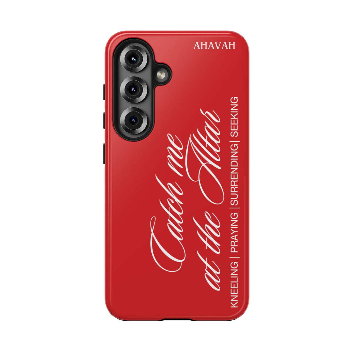 Catch Me at the Altar Phone Case - Redeemed Red
