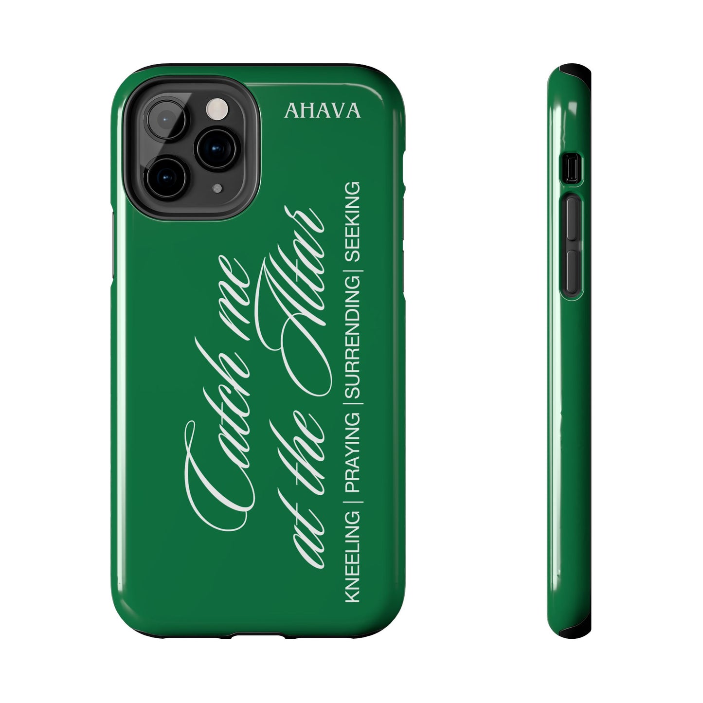 "Catch Me at the Altar" Green Phone Case