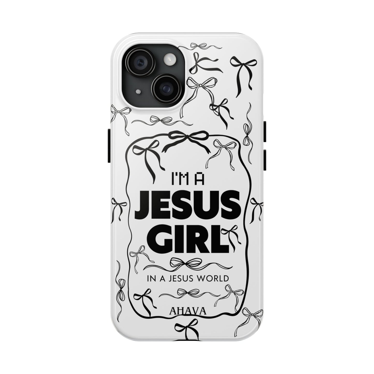I'm a Jesus Girl  Case - black