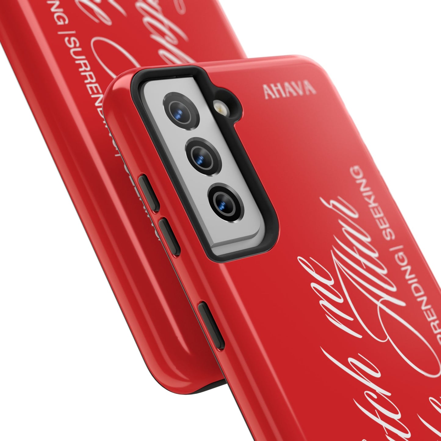 "Catch Me at the Altar" Red Phone Case