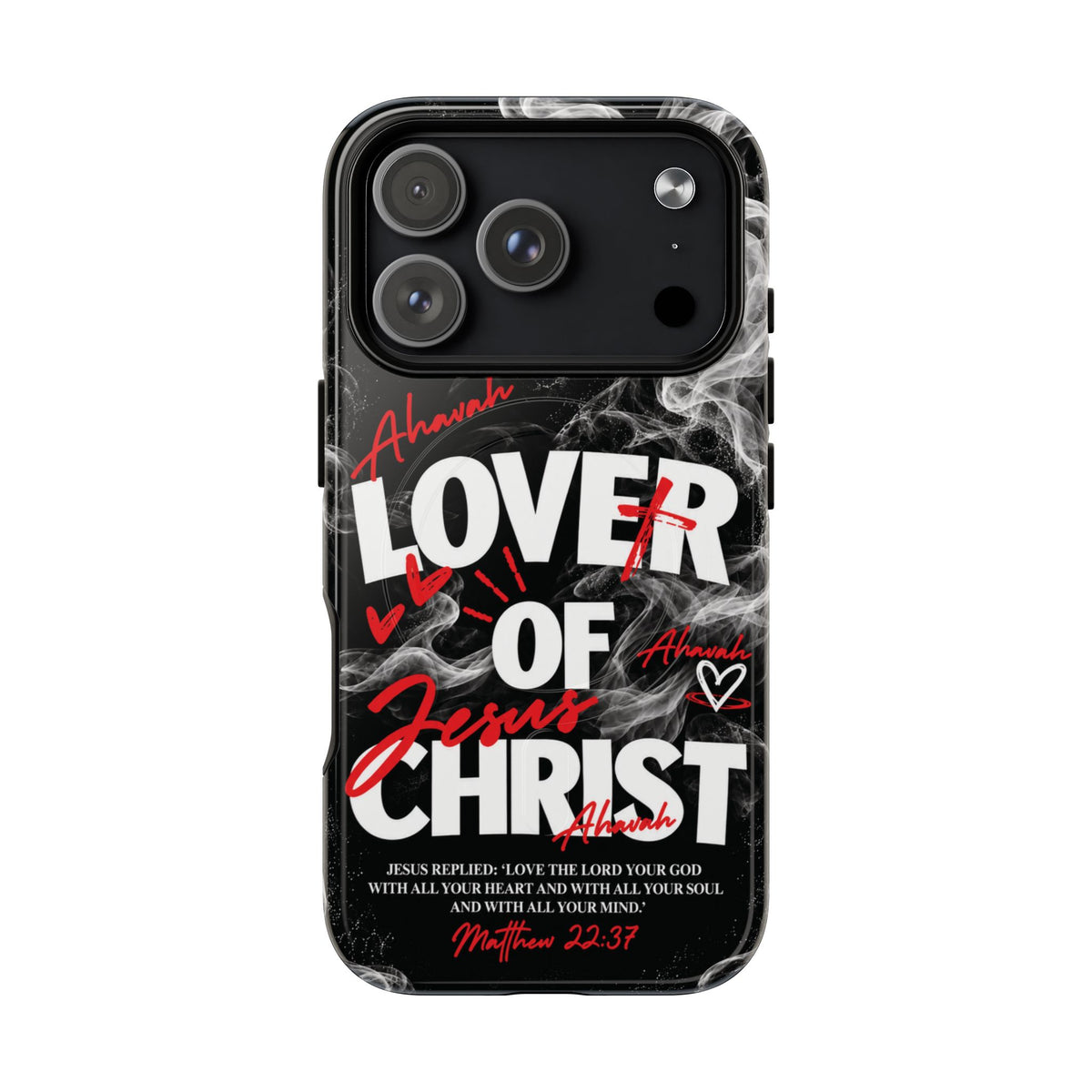Lover of Christ | Matthew 22:37 MagSafe Phone Case