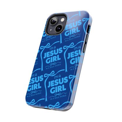 I'm a Jesus Girl Phone Case - Blue
