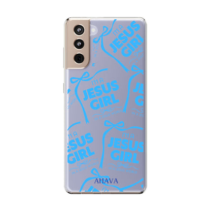 I'm a Jesus Girl Blue Case -Clear