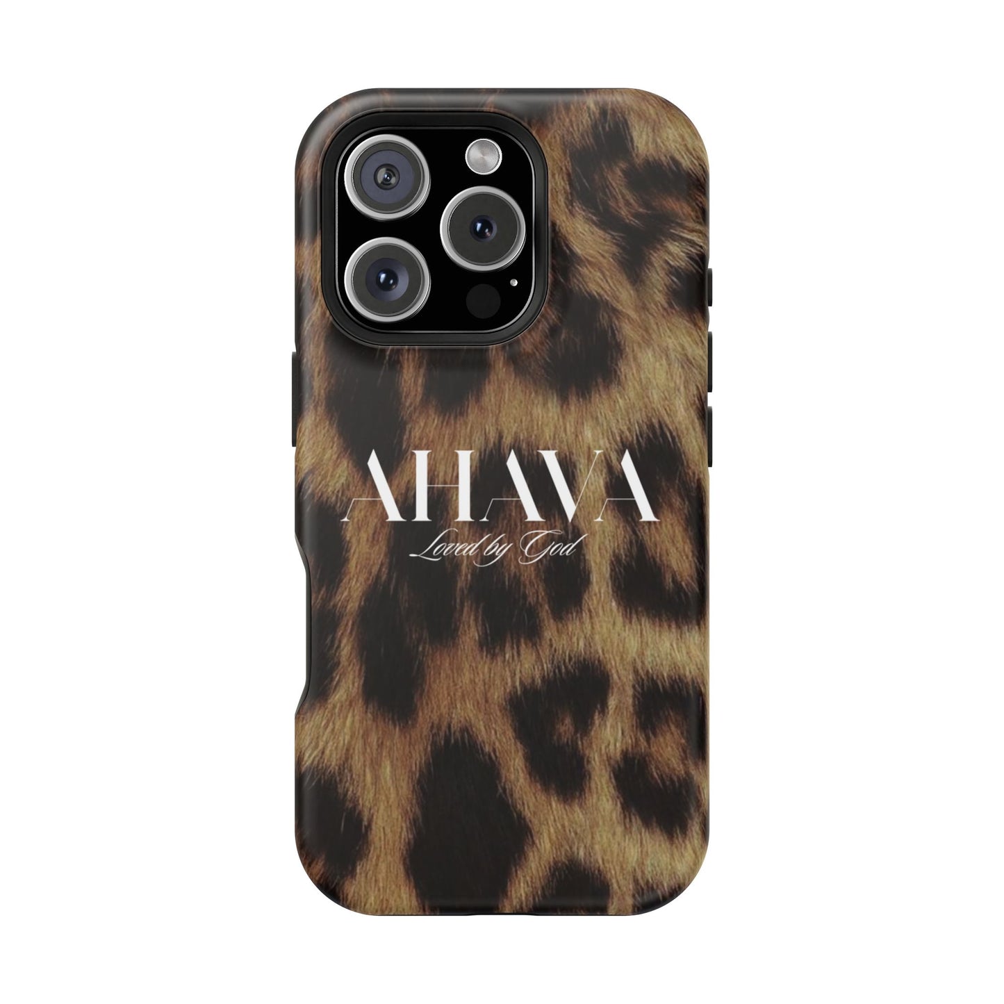 Leopard Print Ahava Phone Case
