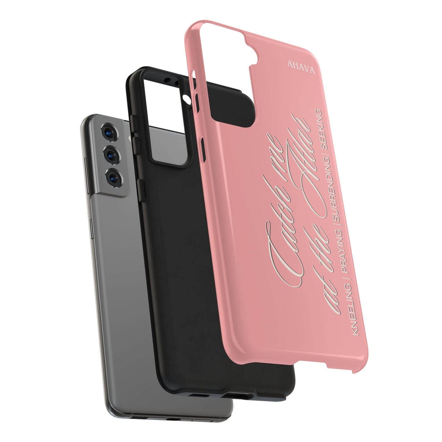 "Catch Me at the Altar" Dusty Rose Phone Case