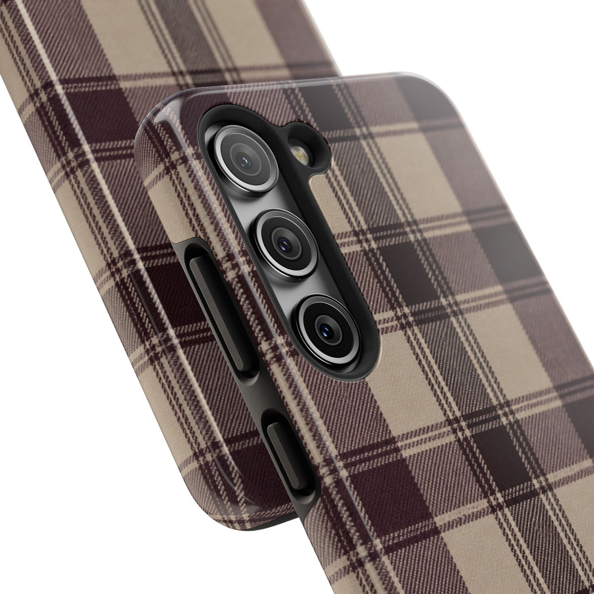 Abba’s Embrace | Warm Teddy Plaid Phone Case