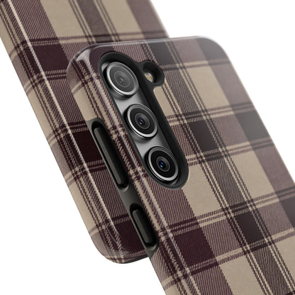 Abba’s Embrace | Warm Teddy Plaid Phone Case