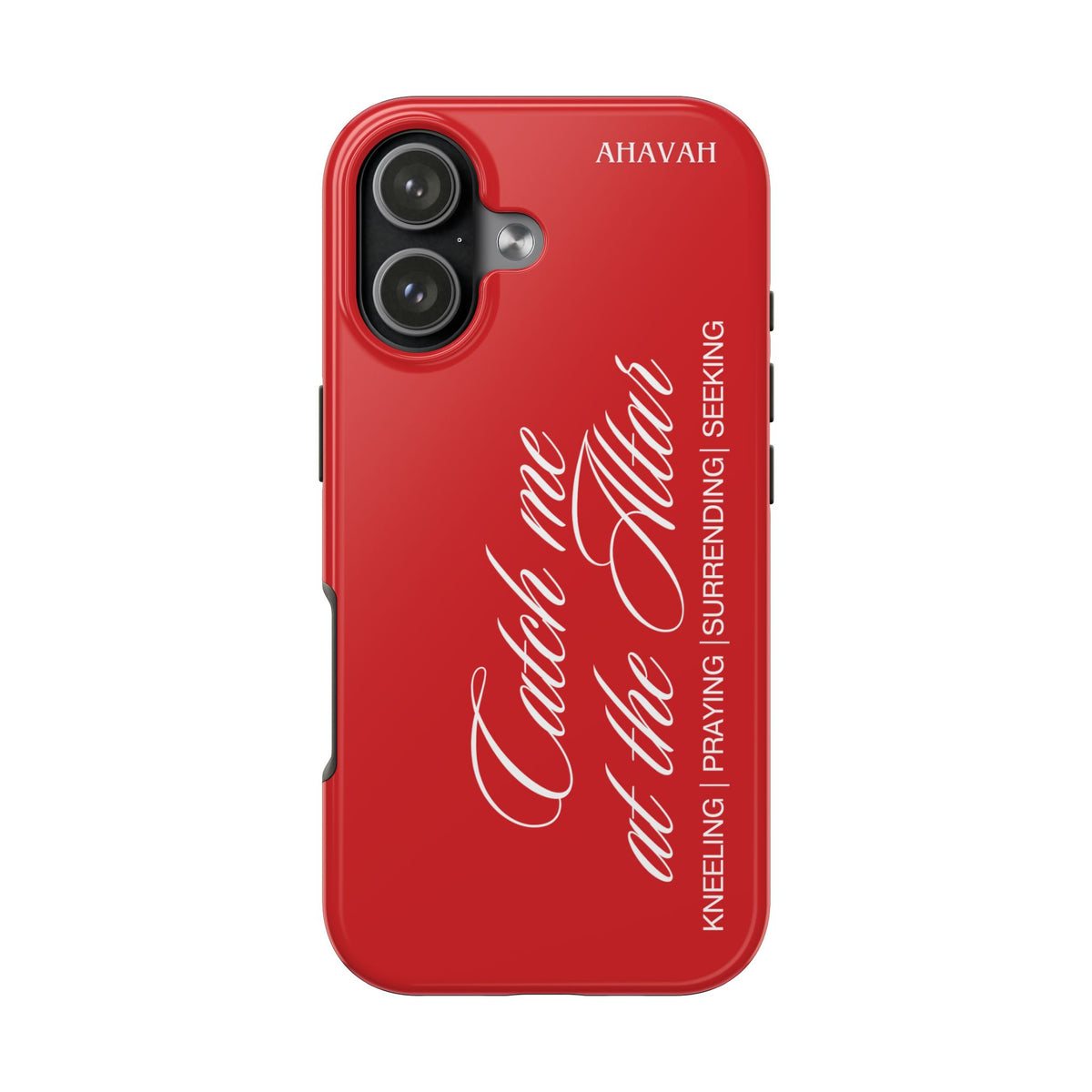 Catch Me at the Altar Phone Case - Redeemed Red