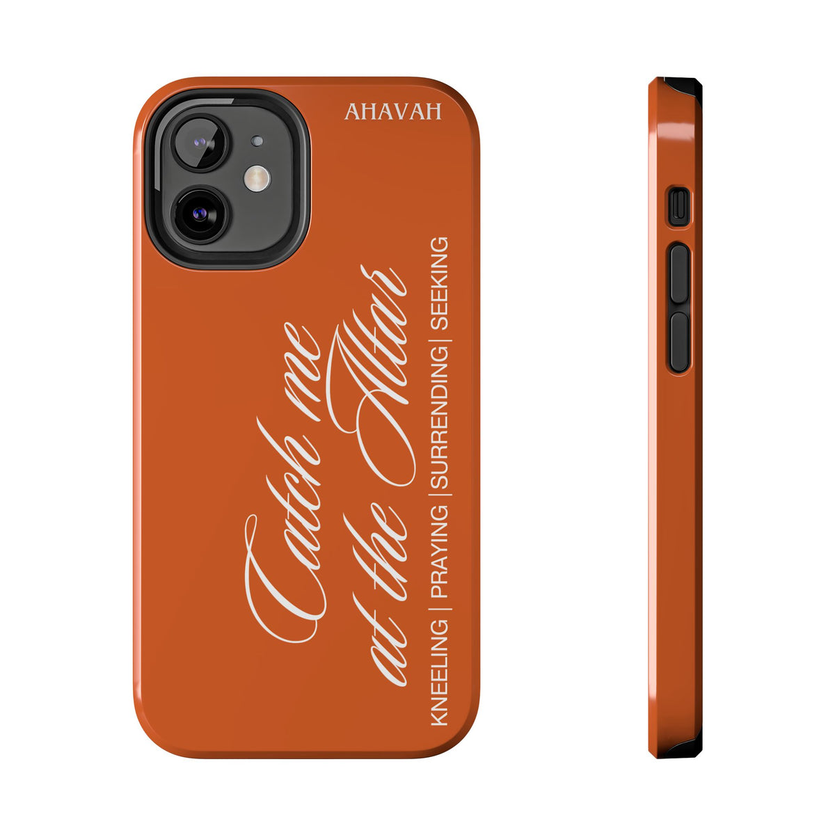 Catch Me at the Altar Phone Case | Ember orange
