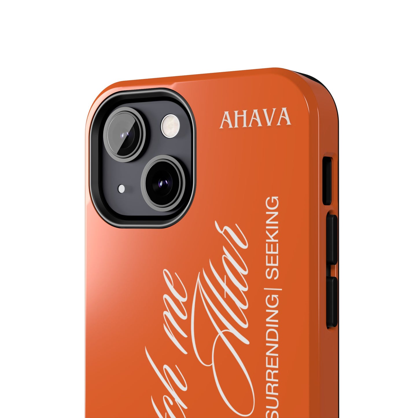 "Catch Me at the Altar" Orange Phone Case