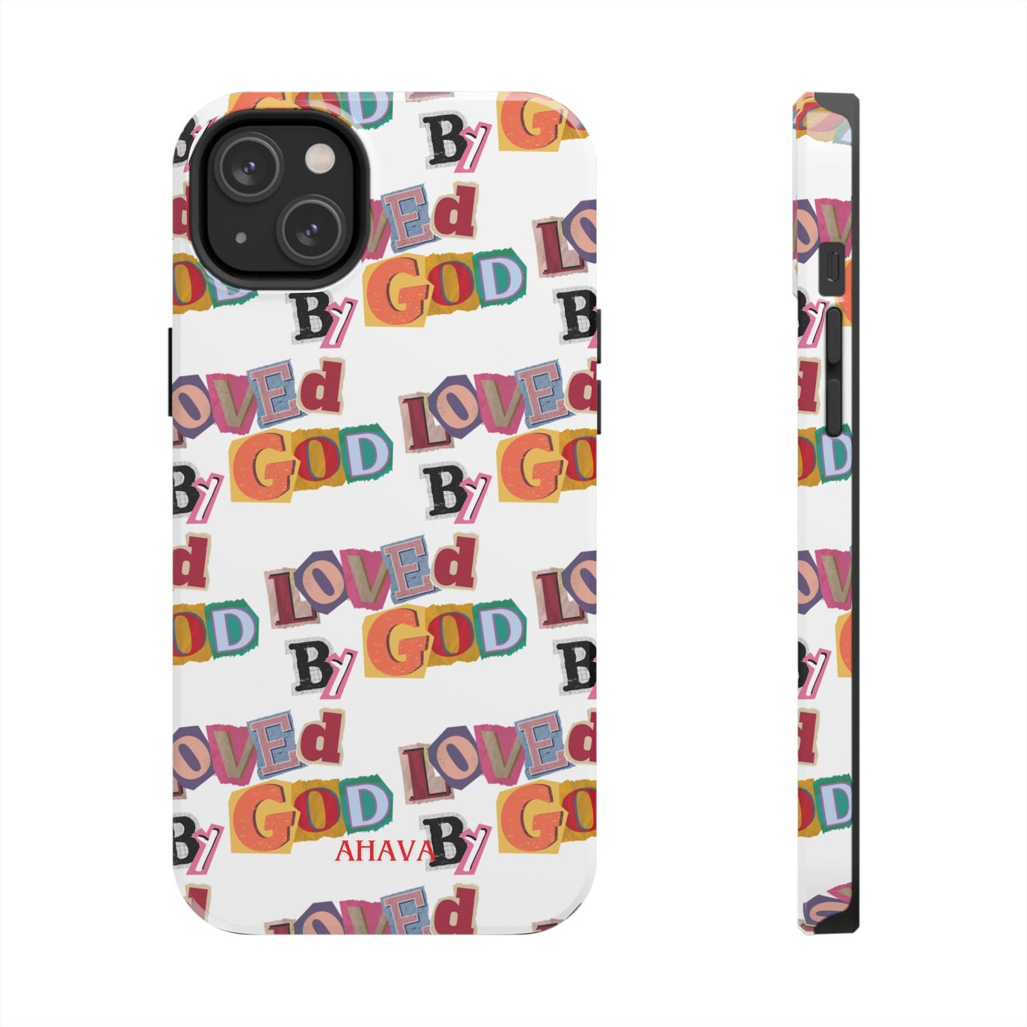 "Loved by God" white Phone Case