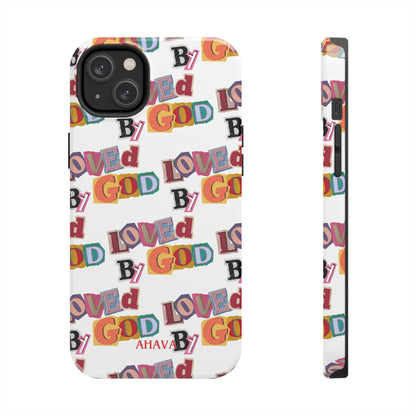 "Loved by God" white Phone Case
