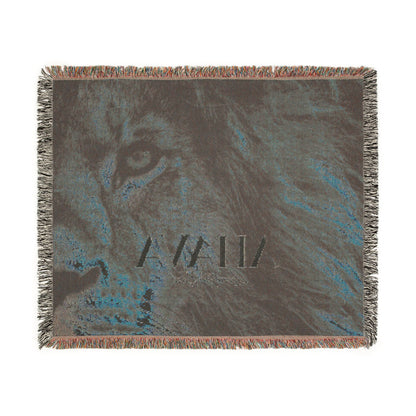 Judah Roars Prayer Blanket | Woven Lion of Judah Worship & Warfare Blanket