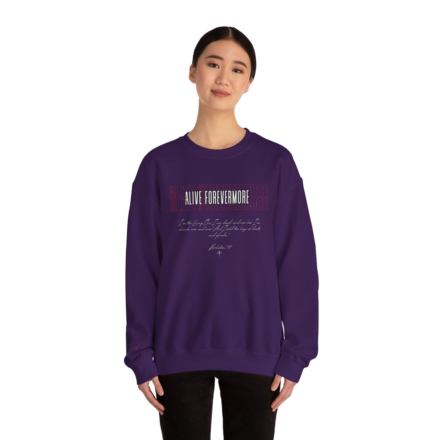 Alive Forevermore Sweatshirt – Revelation 1:18
