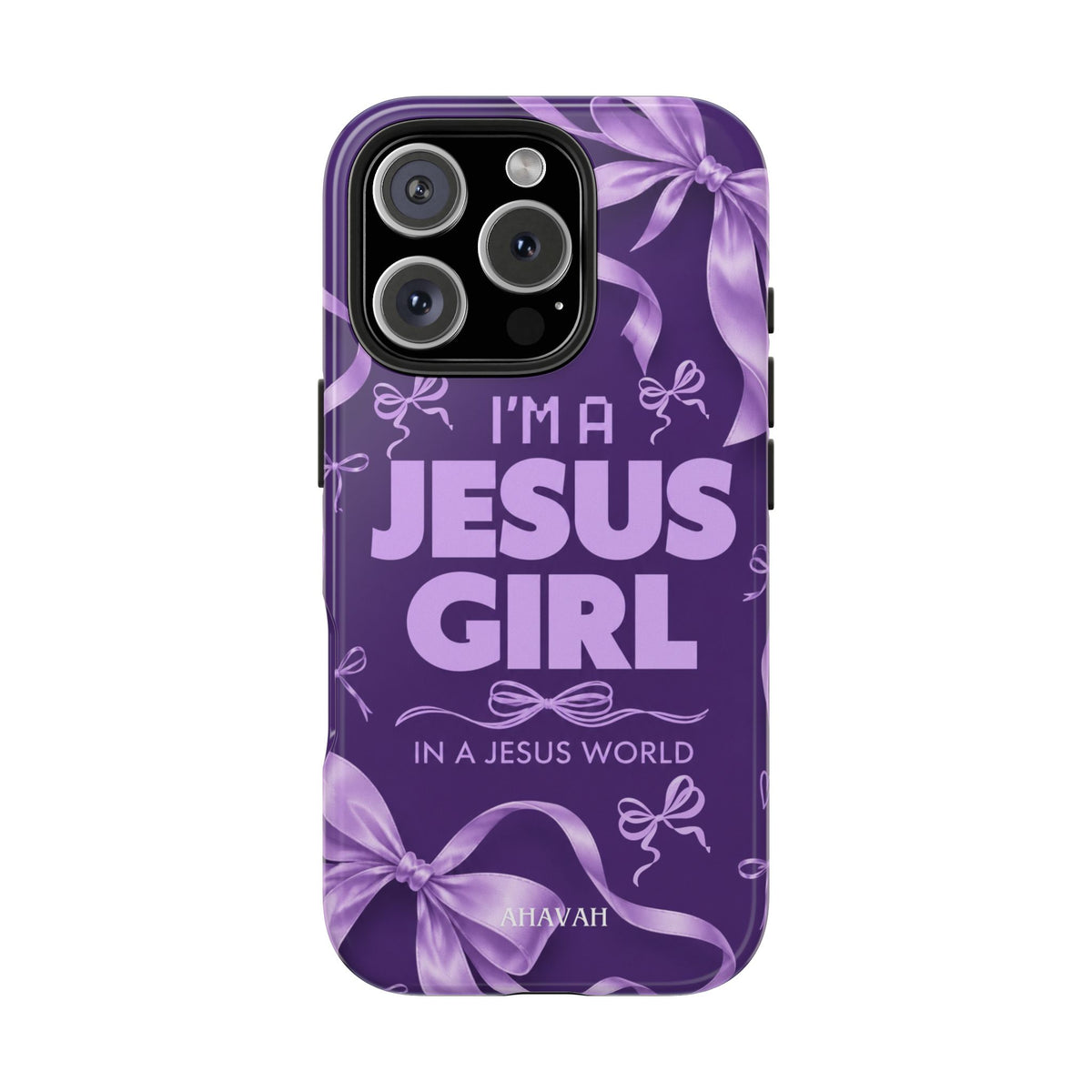 I'm a Jesus Girl Phone Case - Purple