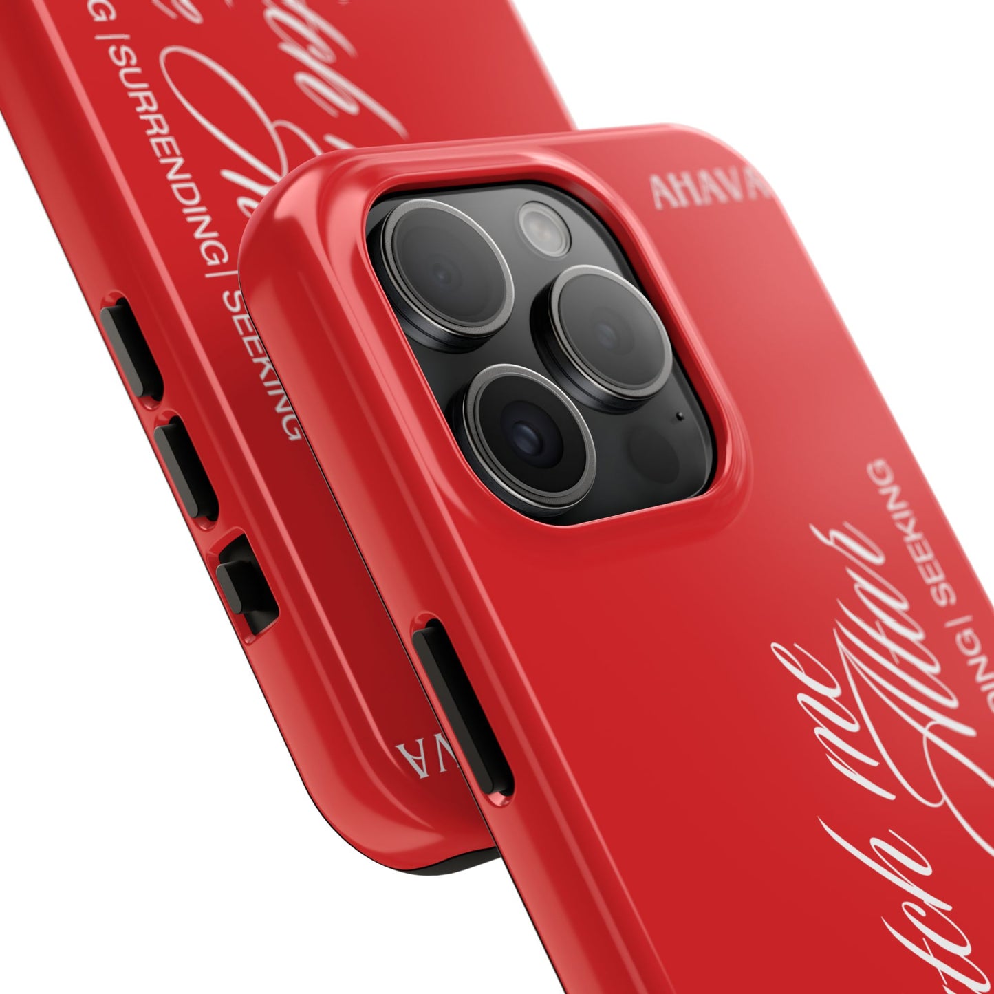 "Catch Me at the Altar" Red Phone Case