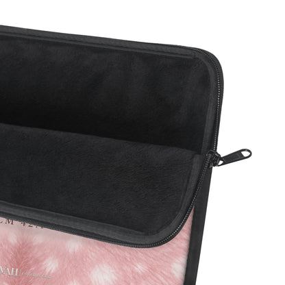 Psalm 42:1 Blush Pink Fawn Laptop Sleeve | As the Deer Pants