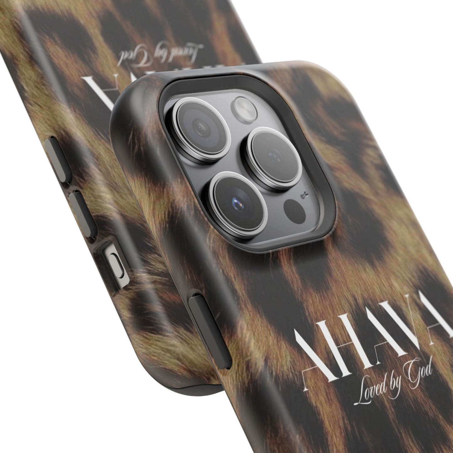 Leopard Print Ahava Phone Case
