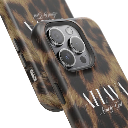 Leopard Print Ahava Phone Case
