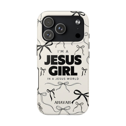 I'm a Jesus Girl White Phone Case