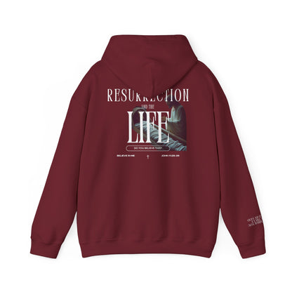 Resurrection and the Life | John 11:25 Hoodie