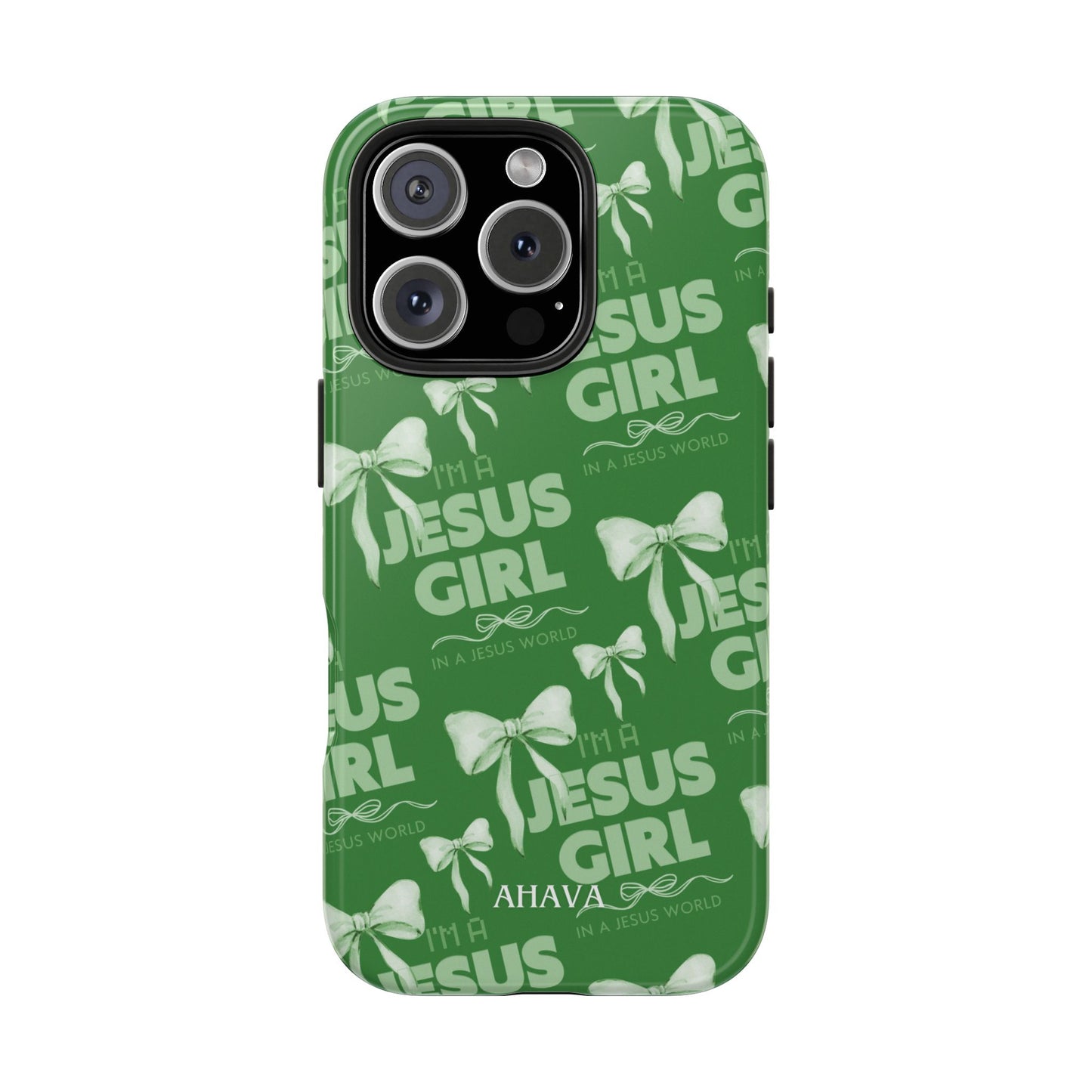 I'm a Jesus Girl Case - Green