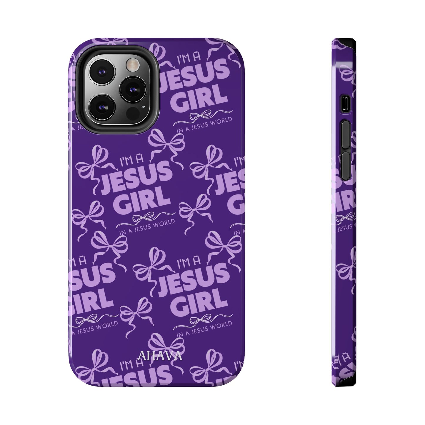 I'm a Jesus Girl Phone Case - Purple