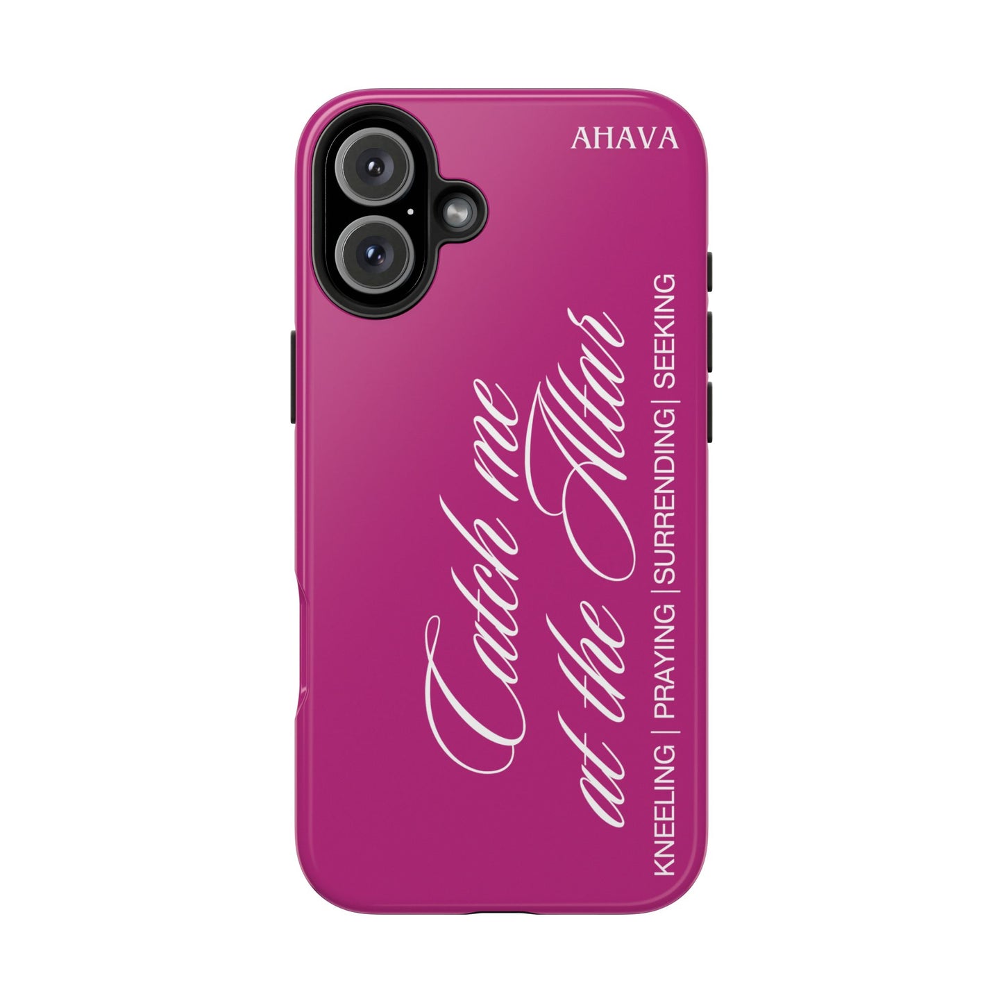"Catch Me at the Altar" Pink Phone Case
