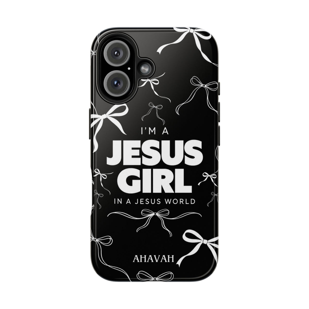 I'm a Jesus Girl Case - Midnight Black