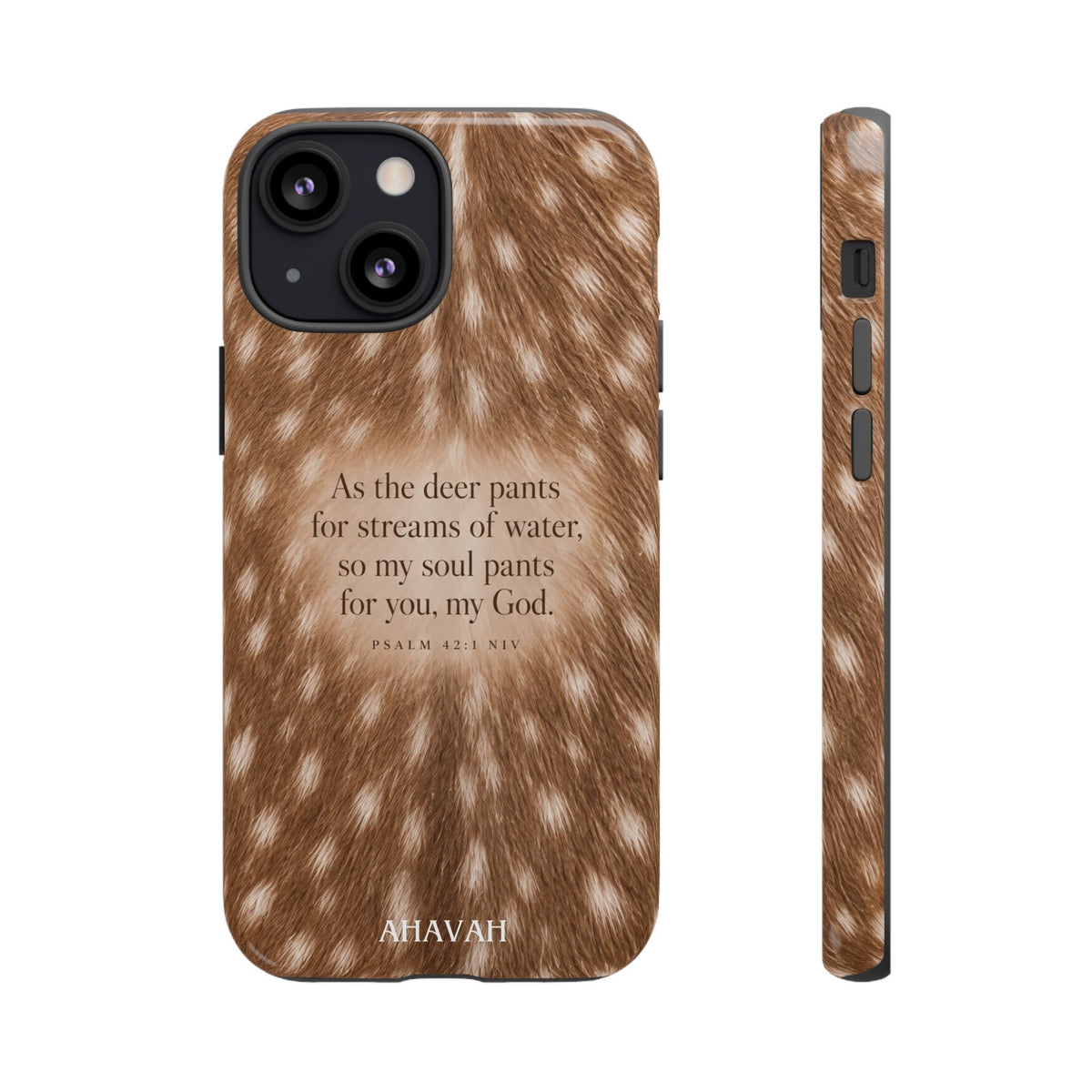 Psalm 42:1 Fawn Print Phone Case