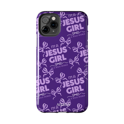 I'm a Jesus Girl Phone Case - Purple