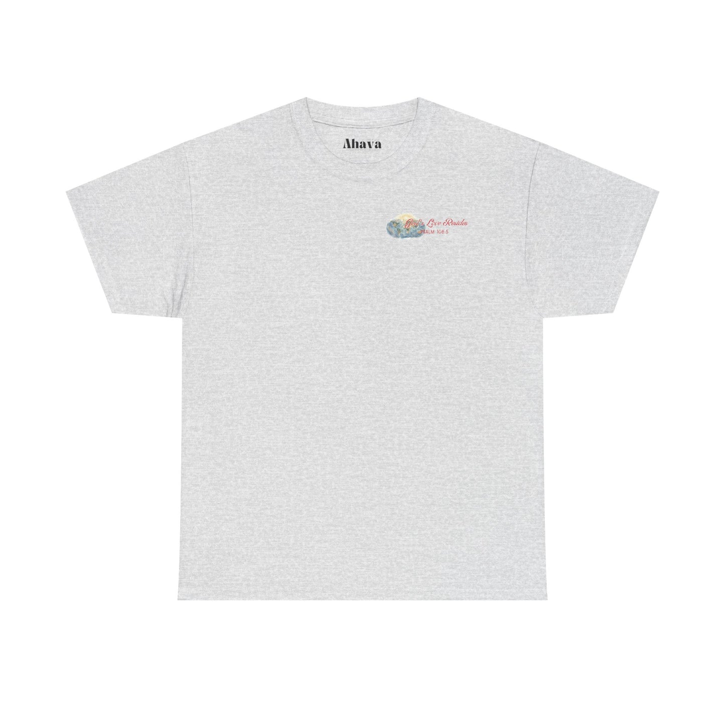 Where God’s Love Resides Tee | Red (Psalm 108:5)