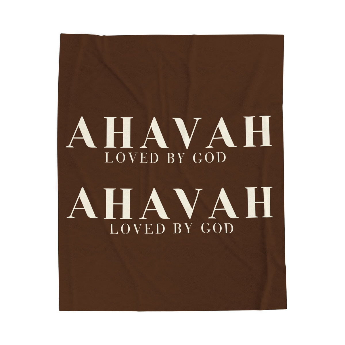 Ahavah Signature Blanket - Cocoa