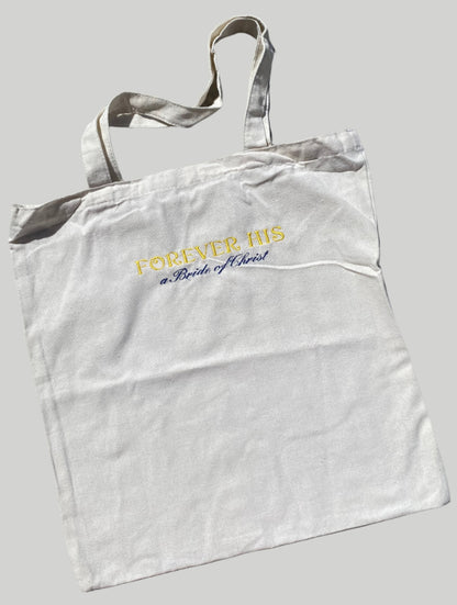Forever His tote bags