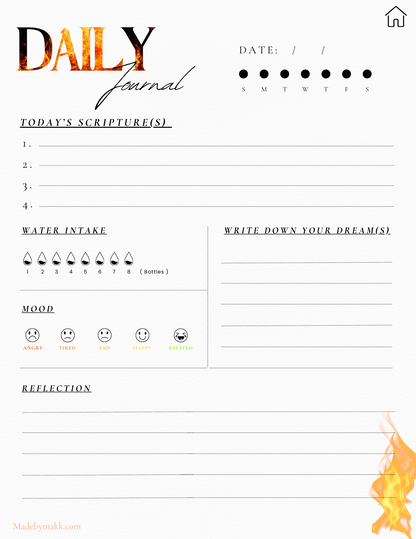 Time for Fire | 14 DAY Fasting Journal