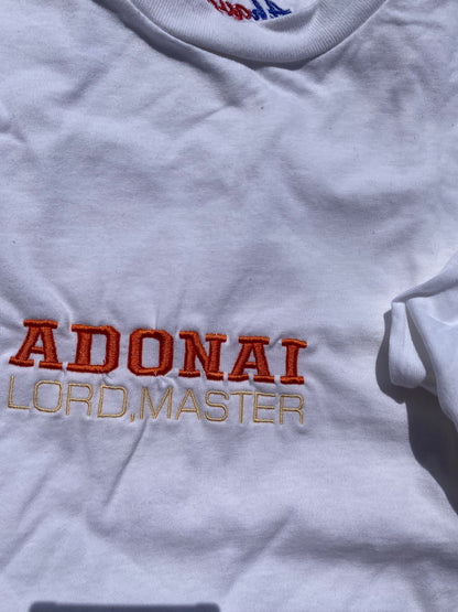 Adonai: My Lord, My Master | Embroidery