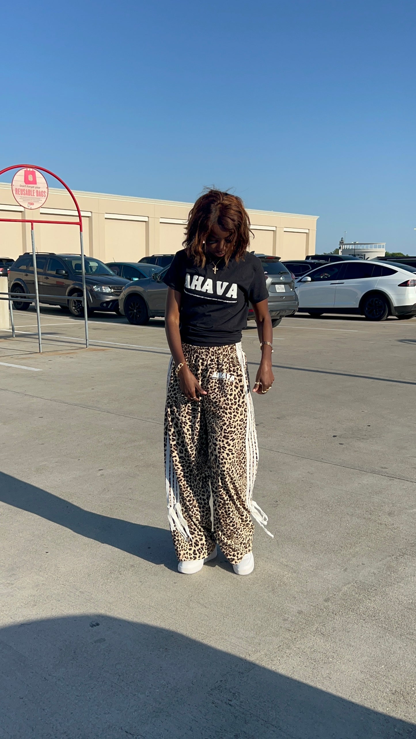 Ahava Leopard Bow Pants