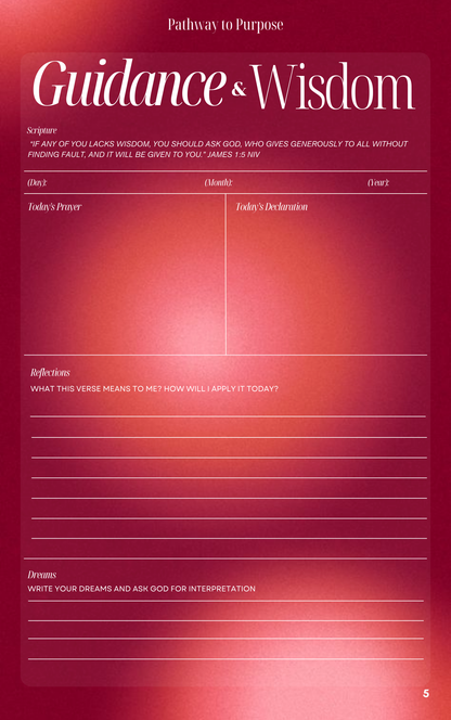 Pathway to Purpose: 30 Day Journal