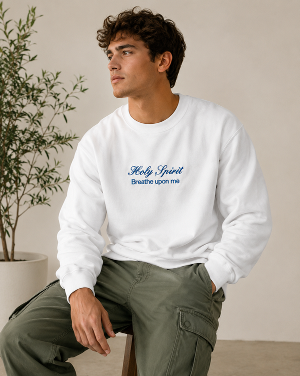 Holy Spirit Breathe Upon Me | Embroidery