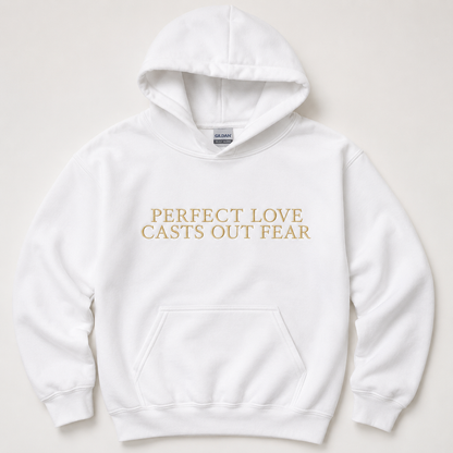 Perfect Love Casts Out Fear (1 John 4:18) | Embroidery