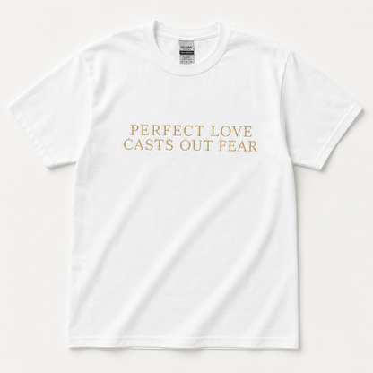 Perfect Love Casts Out Fear (1 John 4:18) | Embroidery
